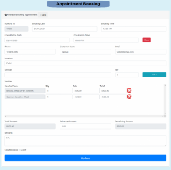 Salon Appointment Booking
